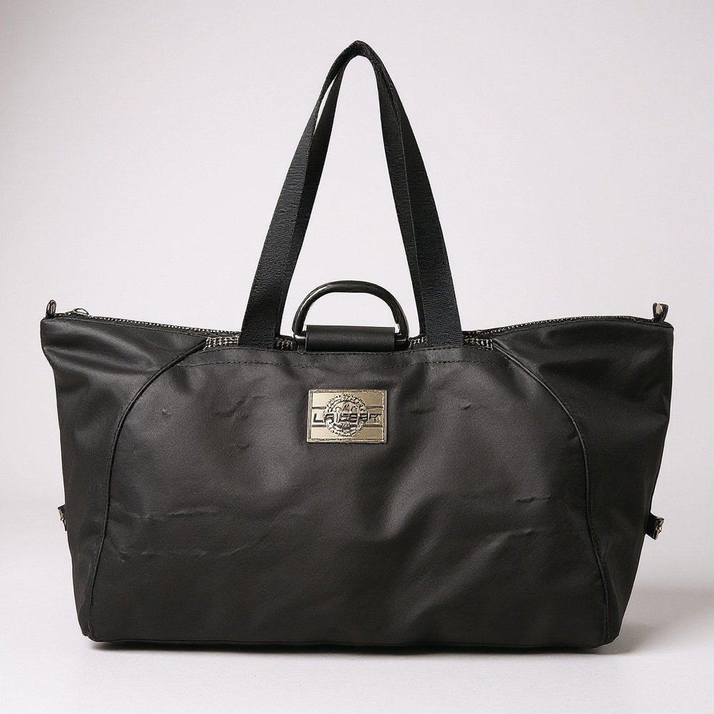 🎒 Vintage L.A. Gear Black Nylon Duffel Gym‎ Bag – 90s Retro Sports Streetwear